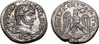Roman Provincial Tetradrachm CARACALLA AR Tetradrachm. Heliopolis (Syria). EF+/EF. Eagle. QUALITY! -