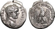 Roman Provincial Tetradrachm GETA AR Tetradracm. Tyre mint. EF-/almost EF. Eagle. -