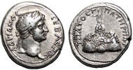 Roman Provincial Tetradrachm CAESAREA (Cappadocia) AR Didrachm. HADRIAN. VF+/EF-. Mount Argaeus. -