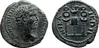 Roman Provincial AE25 NICAEA (Bithynia) AE25. Caracalla. VF+/EF-. Legionary standards. -