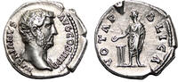 Roman Empire Denarius HADRIAN AR Denarius. EF. Emperor. -