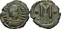Byzantine Empire Follis ANASTASIUS I AE Follis. EF-. Constantinopolis mint. -