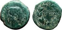 Roman Empire As 3 BC - 4 AD AUGUSTUS AE As. VF+/EF-. Wreath. VF+/EF- 155,00 EUR  zzgl. 14,00 EUR Versand