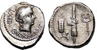 Roman Republic Denarius C. Norbanus AR Denarius. VF+/EF-. 83 BC. Venus. -