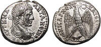 Roman Provincial Tetradrachm CARACALLA AR Tetradrachm. Heliopolis (Syria). EF. Eagle. -