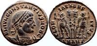Roman Empire AE3 (Centenonial) CONSTANTIUS II AE3 (Centenonial). EF+/EF. Antioch mint. Soldiers. -
