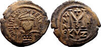 Byzantine Empire Follis HERACLIUS AE Follis. VF+/EF-. Cyzicus mint. AD 611-612. -