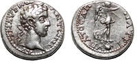Roman Provincial Trihemidrachm CAESAREA (Cappadocia) AR Trihemidrachm. COMMODUS. Almost EF. Nike. -