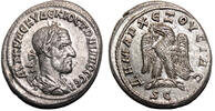 Roman Provincial Tetradrachm TRAJAN DECIUS AR Tetradrachm. EF+. Antioch mint. Eagle. QUALITY! -