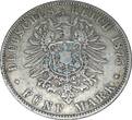 Kaiserreich, Sachsen 5 Mk. 5 Mark Münze 1875 E -Albert König von Sachsen 1873 bis 1902- , s-ss , J.122 -063 bitte bewerten Sie anhand der Bilder