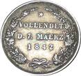 Altdeutschland, Mecklemburg Schwerin 5 Taler Größe Gedenkmünze 1842 -Paul Friedrich Mecklenburg Schwerin- , ss-vz , J.47 -0643- bitte bewerten Sie anhand der Bilder
