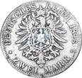 Kaiserreich, Hamburg 2 Mk. 2 Mark Münze 1876 J -Freie und Hansestadt Hamburg- , s , J.61 -0651- bitte bewerten Sie anhand der Bilder