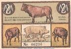 Notgeld De 2 Mk. Süderbrarup Notgeld Viehhandlung Vogt 2 Mark Schein in kfr. M/G 1297.1 von 1920 -