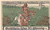 Seriennotgeld Deutschland Notgeld Rübeland 50 Pf. Nr.2 Notgeld C. Pieper Rübeland 1147.1.a , 50 Pfennig Schein Nr.2 in kfr. von 1921 SA -