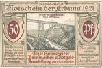 Seriennotgeld Deutschland Notgeld Remscheid 50 Pf. Nr.1 Notgeld Erbuna Remscheid 1116.1.b , 50 Pfennig Nr.1 -o. Druck- in kfr. von 1921 -