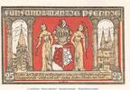 DE 25 Pf. Notgeld Stadt Osterwieck 1137.1.e , 25 Pfennig Schein in kfr. von 1921 , SA -