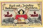Seriennotgeld Deutschland 1 Mark Schein Notgeld Wirteverein von 1877 Bremen 168.1 , 1 Mark Schein in kfr. von 1922 , NDS -