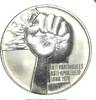 DDR 5 Mk. APARTHEID Kursmünze DDR , 5 Mark Münze -Apartheid- von 1978 , bfr. vz. , Jäger 816 , DDR -