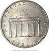 DDR 5 Mk. BBT matt Kursmünze DDR , 5 Mark Münze -Brandenburger Tor- von 1971 , ss-vz , Jäger 806 -
