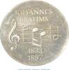 DDR 5 Mk. Brahms Kursmünze DDR , 5 Mark Münze -Brahms- von 1972 , bfr-vz , Jäger 807 , DDR -