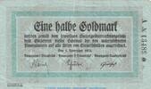 Gro&szlig;notgeld Inflation De 1/2 Mk. Gold 1923 Osnabr&uuml;ck - Quakenbr&uuml;ck , Not... 165,00 EUR  zzgl. 3,49 EUR Versand
