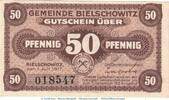 Notgeld 25 Pf. Bielschowitz , Notgeld 25 Pfennig Schein in kfr. Tieste 0625.05.16 , O-SLN -