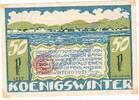Notgeld 50 Pf. Nr.4 Gem. Stpl. Königswinter , Notgeld 50 Pfennig Nr.1 Gem.Stempel -1517- in gbr. M-G 730.3.a -