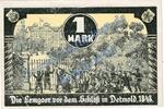 Notgeld 1 Mk. o.Kn. Lemgo , Notgeld A. Röding 1 Mark Schein in gbr. M-G 788.1.b , Westfalen 1921 -