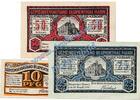 Kleingeld 1914-1922 DE 3 Scheine kpl. Blumenthal , Notgeld Set mit 3 Scheinen in kfr. Tieste 0760.10.15-20 , NDS 1920 -