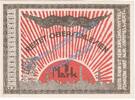 Serienscheine DE 1 Mk. Michel , Notgeld 1 Mark -rettet Oberschlesien- in kfr. M-G 1001.1 , OSL 1921 -