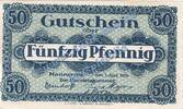 Notgeld De 50 Pf. Hannover , Notgeld 50 Pfennig Schein in kfr. Tieste 2795.30.16 , NDS 01.06.1919 -