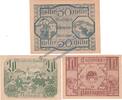 Notgeld AT 3 Scheine kpl. Oberkappel , Notgeld Set mit 3 Scheinen in kfr. K-K 684.I.a-b , Oberösterreich -