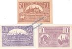 Notgeld AT 3 Scheine kpl. Prambachkirchen , Notgeld Set mit 3 Scheinen in kfr. K-K 779... Oberösterreich -