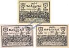 Notgeld AT 3 Scheine kpl. Raab , Notgeld Set mit 3 Scheinen in kfr. K-K 805.II.a , Oberösterreich o.D. -