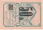 Notgeld AT 50 He. Rabenstein , Notgeld 50 Heller Überdruck Schein in kfr. K-K S.808.VII.b NOE 1920 -