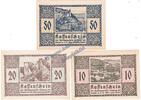 Notgeld AT 3 Scheine kpl. Rehberg , Notgeld Set mit 3 Scheinen in kfr. K-K 826 , Oberösterreich von 1920 -