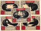 Notgeld De 5 Scheine kpl. Plön , Notgeld Set mit 5 Scheinen in kfr. M-G 1063.2 , Schleswig Holstein o.D. -