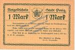 Notgeld DE 1 Mk. Penig , Notgeld 1 Mark Schein in kfr. Tieste 5550.05.01 , Sachsen von 1922 -