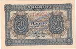 50 Pf. - 1 Buchst. - 1948 DDR Notenbank Banknote , 50 Pfennig --1 Sbst-- in kfr. DDR-1.a, Ros.339, P.8 von 1948 , DDR 1 bis 1-