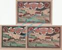 Notgeld AT 3 Scheine kpl. Sandl , Notgeld Set mit 3 Scheinen in kfr. K-K S.874.V.a , Oberösterreich 1920 -