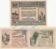 Notgeld AT 3 Scheine kpl. Scheibbs , Notgeld Set mit 3 Scheinen in kfr. K-K 957.II , Niederösterreich 1920 -