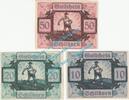 Notgeld AT 3 Scheine kpl. Schildorn , Notgeld Set mit 3 Scheinen in kfr. K-K 959... Oberösterreich o.D. -