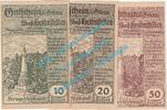 Notgeld AT 3 Scheine kpl. Seitenstetten , Notgeld Set mit 3 Scheinen in kfr. K-K 989... NOE von 1920 -