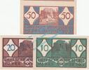 Notgeld AT 3 Scheine kpl. Sonnberg , Notgeld Set mit 3 Scheinen in kfr. K-K 1003.a , Oberösterreich o.D. -