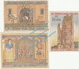 Serienscheine DE 3 Scheine kpl. Osterode , Notgeld Set mit 3 Scheinen in kfr. M-G 1036.1 , Niedersachsen o.D. -