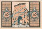 Serienscheine DE 10 Pf. Nr.3 -gelbbraun- Glatz , Notgeld 10 Pfennig Schein Nr.3 -gelbbraun- in kfr. M-G 431.3 , SLN o.D. -