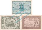 Notgeld AT 3 Scheine kpl. St.Nikola a.d.D. Notgeld Set mit 3 Scheinen in kfr. K-K 914.III.a , Oberösterrei -