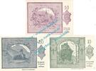 Notgeld AT 3 Scheine kpl. St.Nikola a.d.D. Notgeld Set mit 3 Scheinen in kfr. K-K 914.II , Oberösterreich -