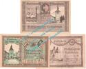 Notgeld AT 3 Scheine kpl. Vöcklabruck , Notgeld Set mit 3 Scheinen in kfr. K-K 1116.II.a OOE von 1920 -