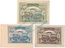 Notgeld AT 3 Scheine kpl. Wallern , Notgeld Set mit 3 Scheinen in kfr. K-K 1136 , Oberösterreich o.D. -